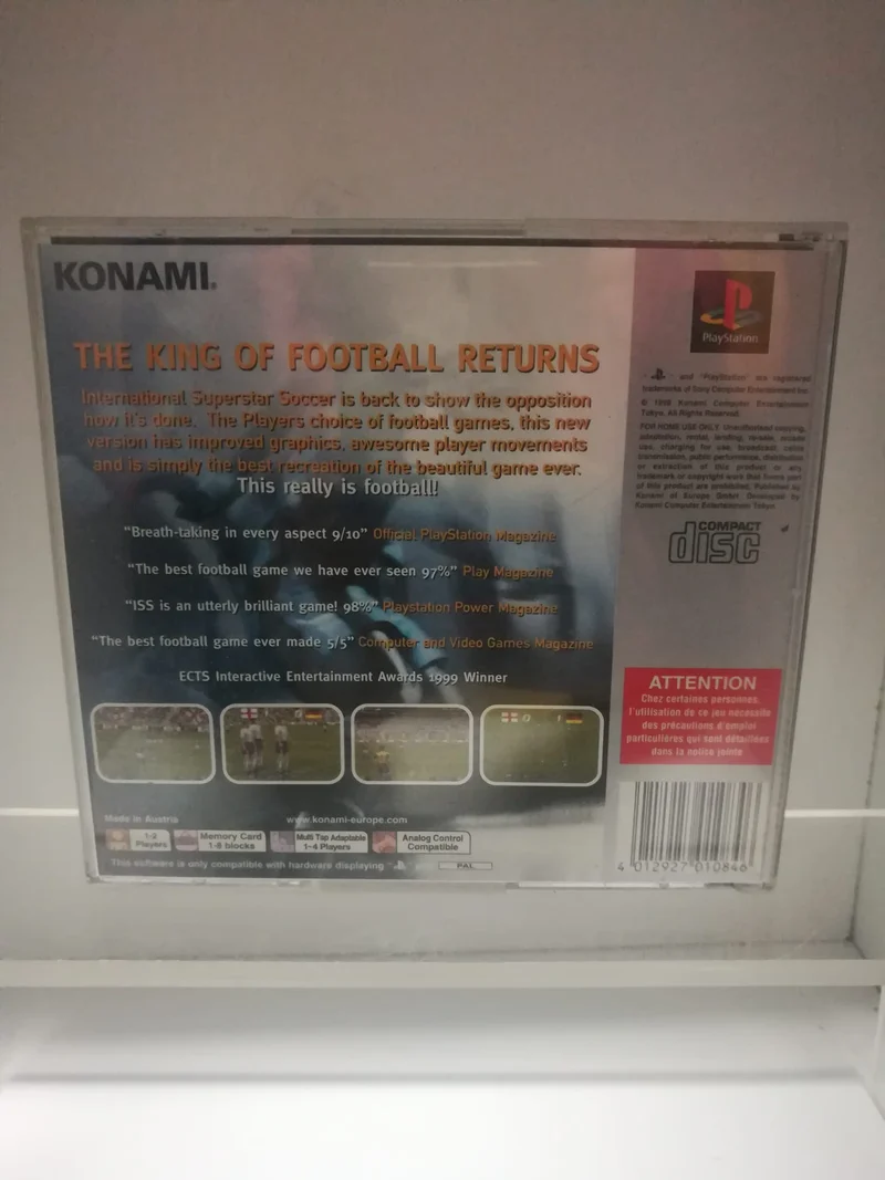ISS PRO EVOLUTION PS1 (usato garantito)