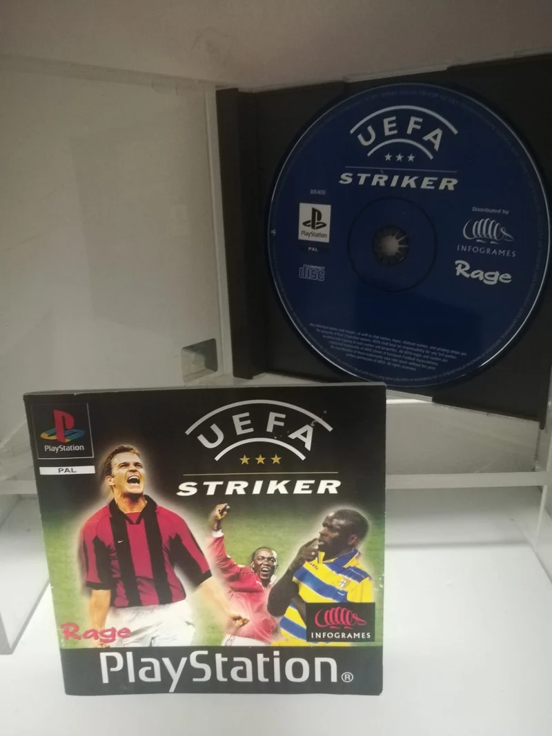 UEFA STRIKER PS1 (usato garantito)(manca la copertina davanti)