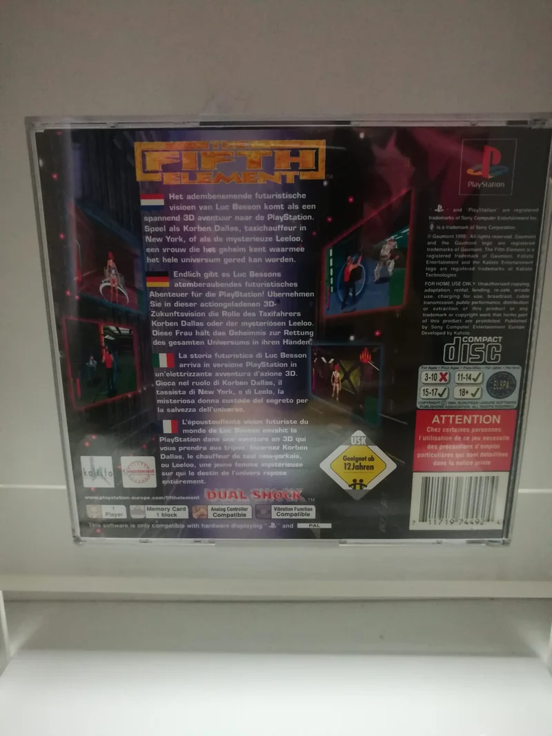THE FIFTH ELEMENT PS1 (usato garantito)