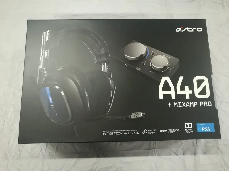 ASTRO A40 TR GAMING HEADSET GEN. 4 + MIXAMP PRO TR PS5/PS4/PC GAMES(nuove)