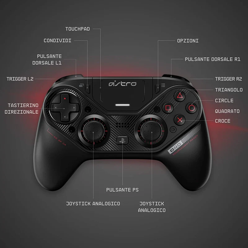 ASTRO C40 TR CONTROLLER BLACK Playstation 4 - PC Games (ESPOSIZIONE NEGOZIO)