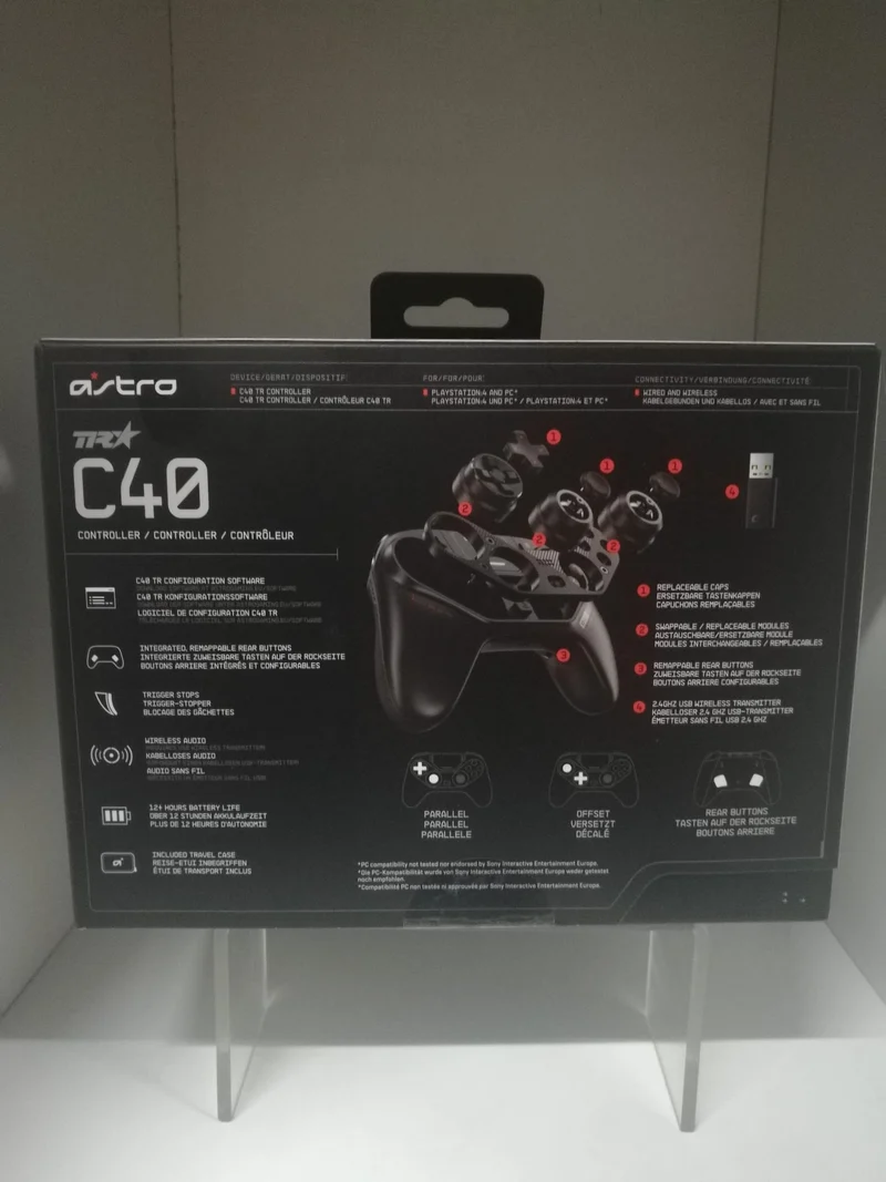 ASTRO C40 TR CONTROLLER BLACK Playstation 4 - PC Games (ESPOSIZIONE NEGOZIO)