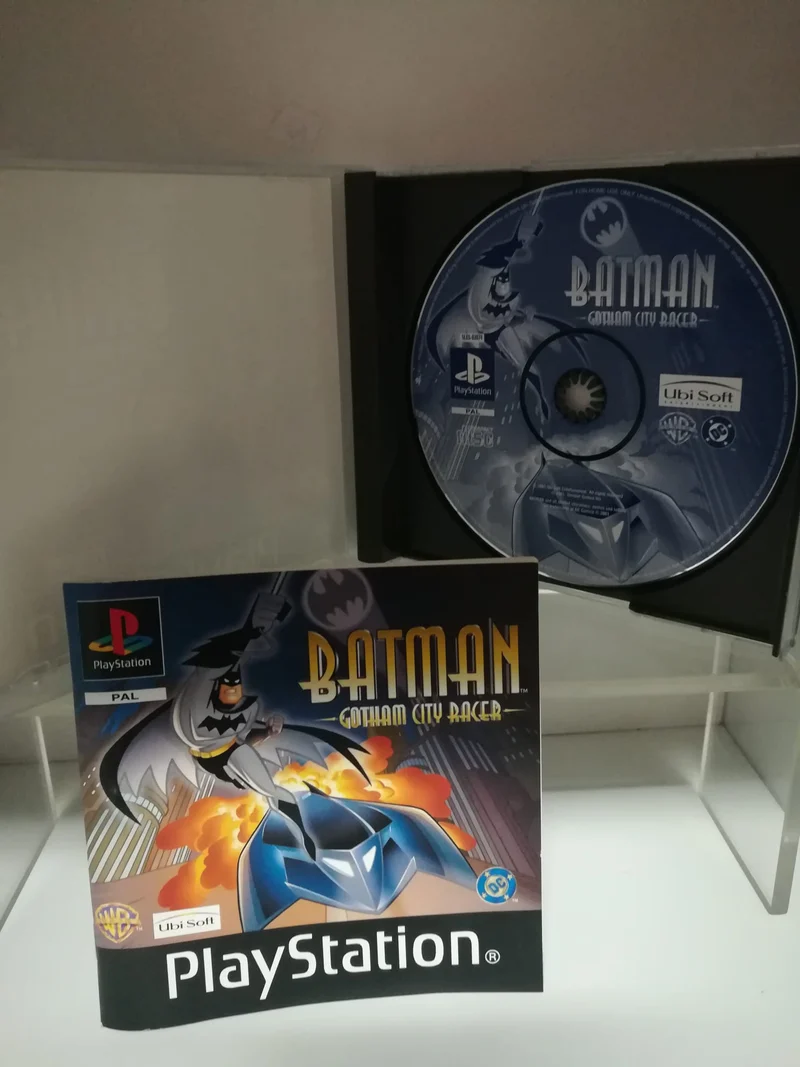 BATMAN GOTHAM CITY RACER PS1 (usato garantito)(come se fosse nuovo)