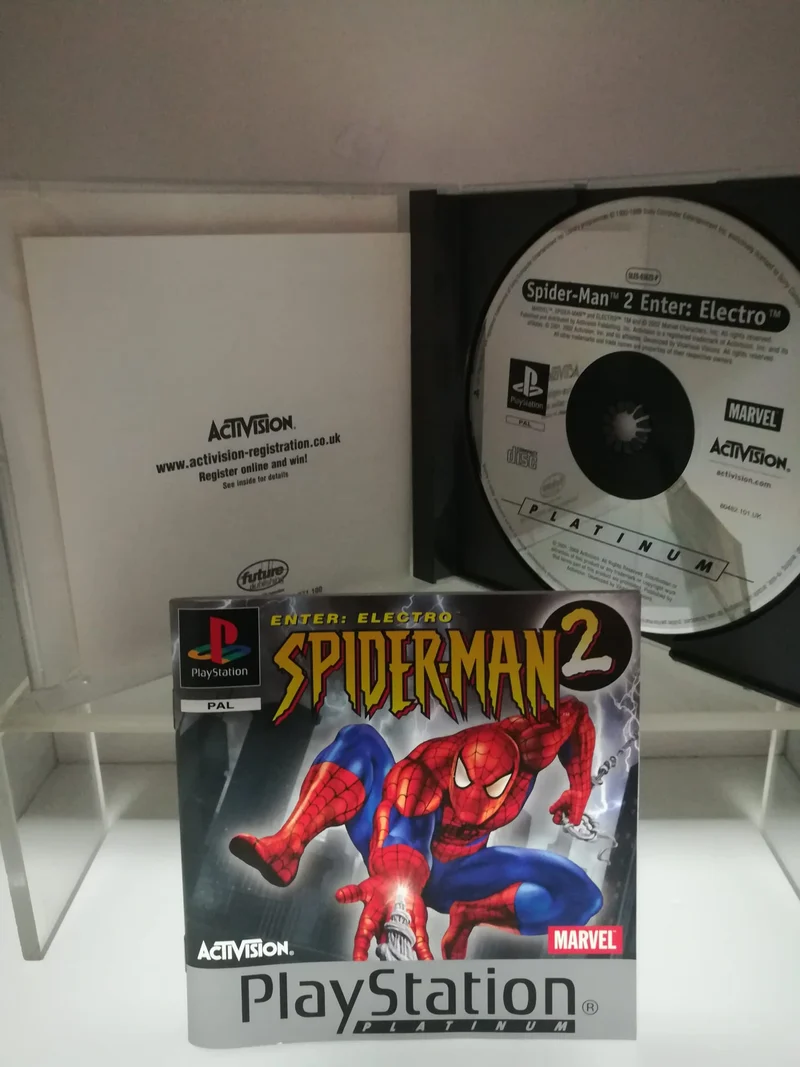 SPIDER-MAN 2 ENTER : ELECTRO PS1 (usato garantito)(come se fosse nuovo)