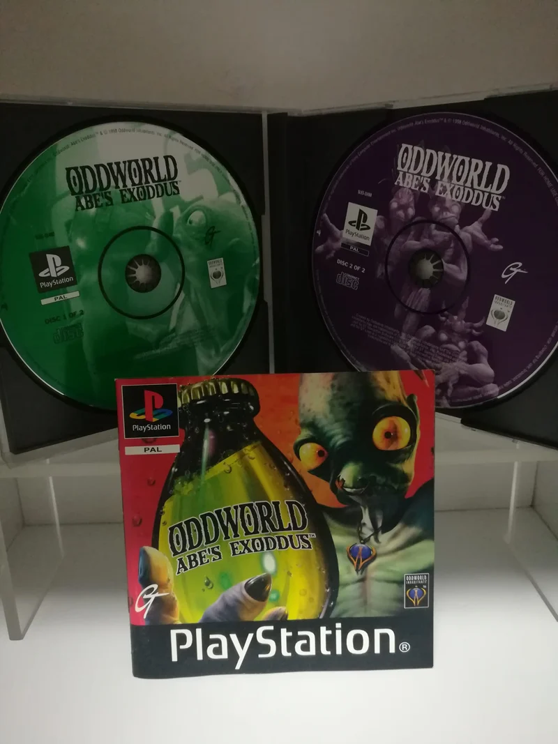 ODDWORLD :ABE'S EXODDUS PS1 (usato garantito)