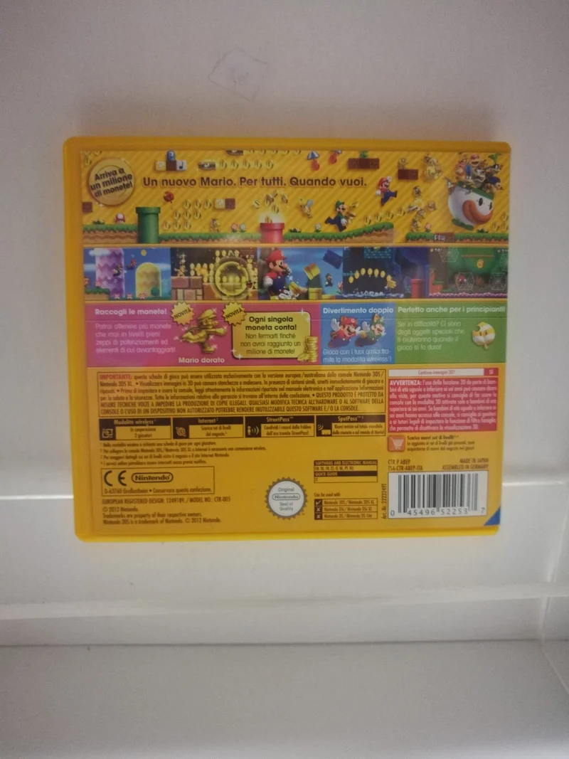 NEW SUPER MARIO BROS. 2 NINTENDO 3DS/2DS (usato garantito)