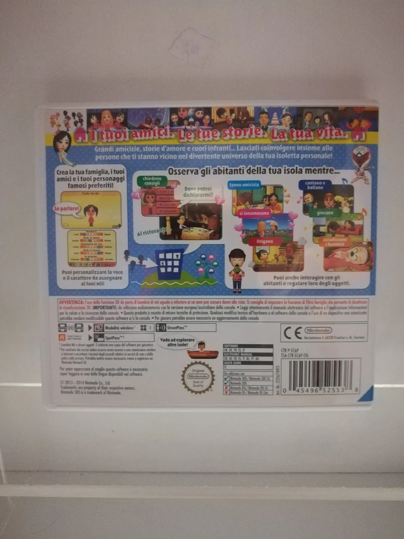 TOMODACHI LIFE NINTENDO 3DS /2DS (usato garantito)