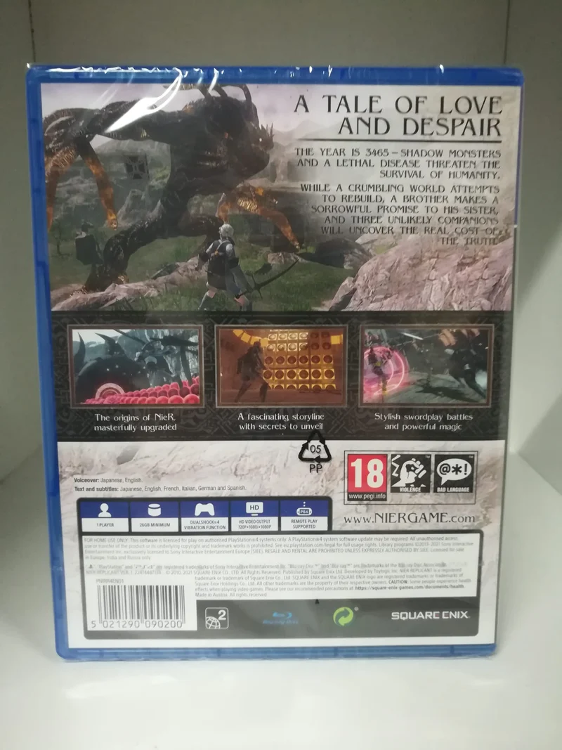 NieR Replicant Ver.1.22474487139... Playstation 4 Edizione Regno Unito