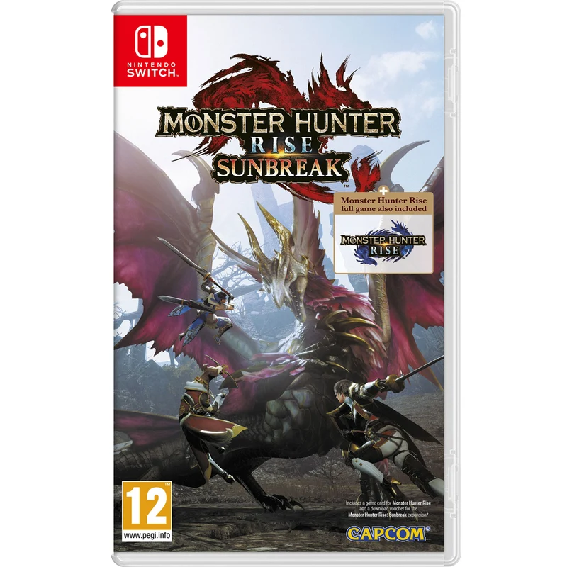 Nintendo Switch Monster Hunter Rise + Sunbreak Expansion Code