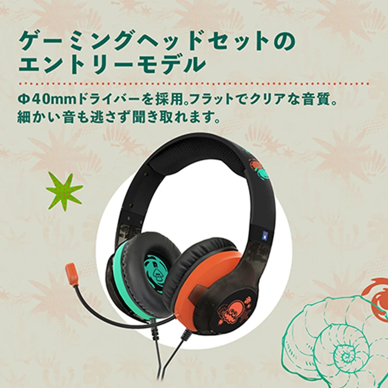 Hori Gaming Headset Standard for Nintendo Switch 2 [Splatoon Raiders]