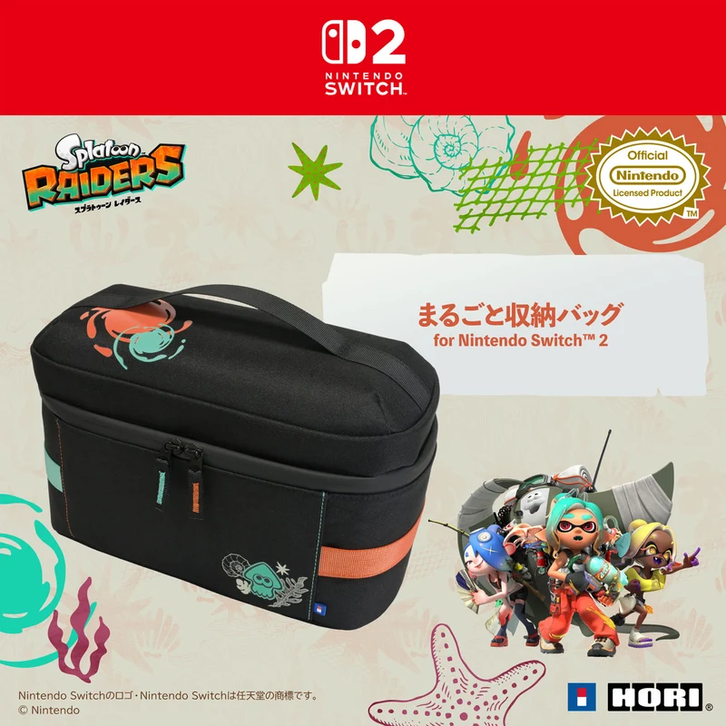 Hori Compact Carry All For Nintendo Switch 2 [Splatoon Raiders]