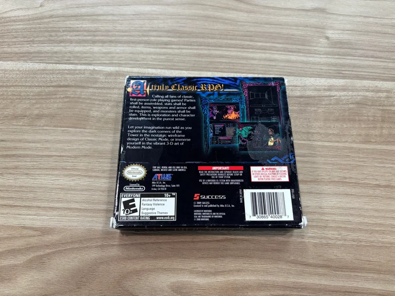 The Dark Spire Big Box - Nintendo DS (No Soundtrack CD)
