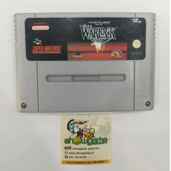 Warlock (solo cartuccia) SNES - Usato