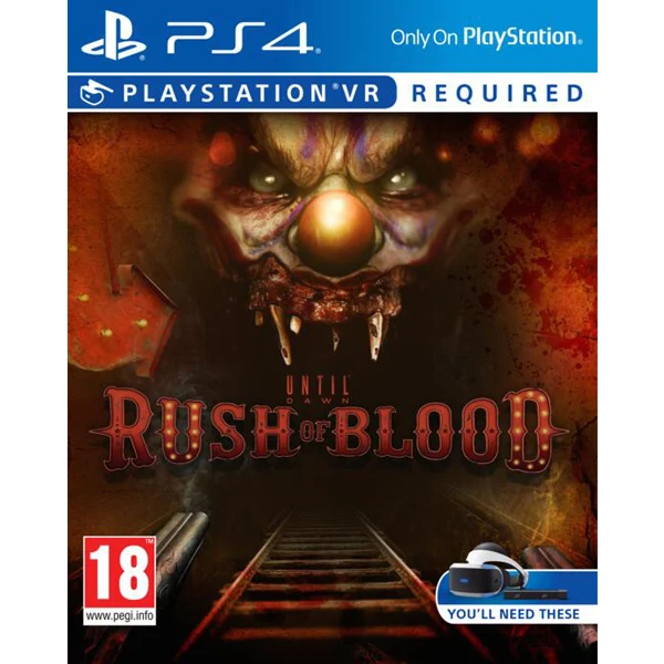 Until Dawn Rush Of Blood PS4 - Usato