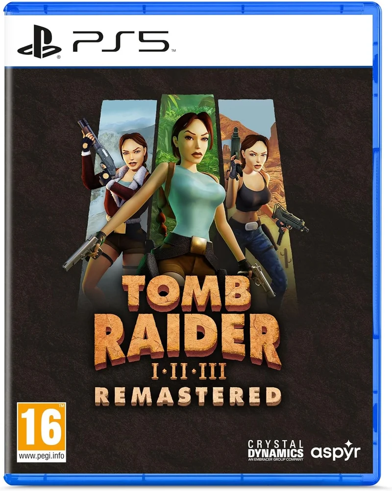 Tomb Raider 1–3 Remastered PS5 - Usato