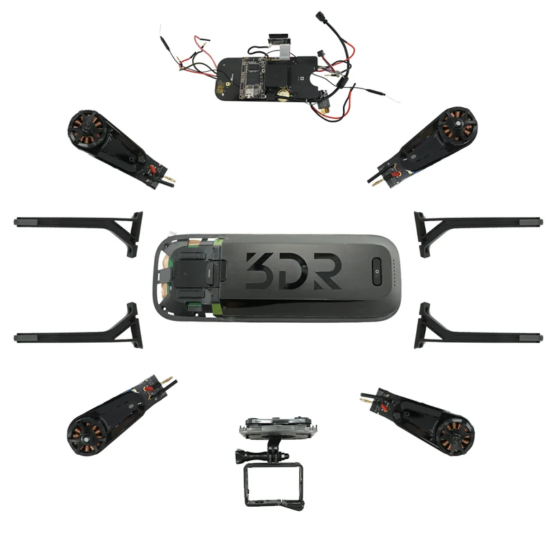 3DR 3D Robotics Motors Batttery PCB Wires GPS Covers Stand Gimbal - Parts