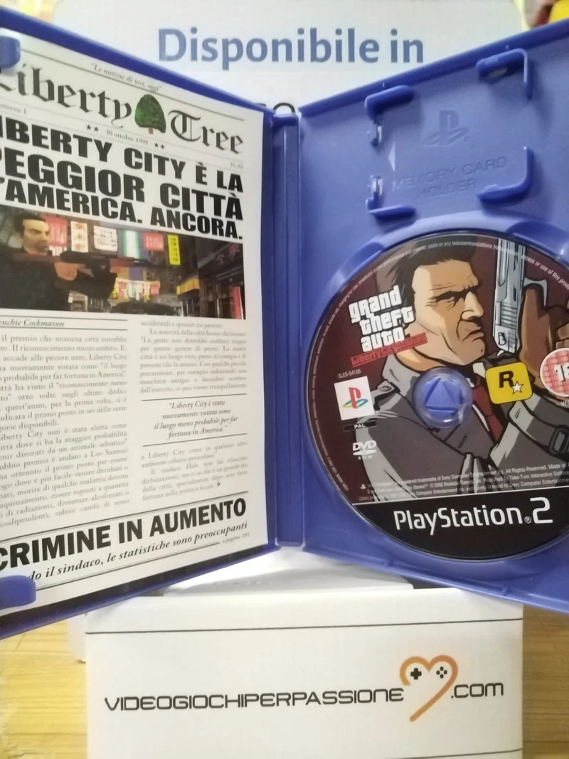 GTA : LIBERTY CITY STORIES PS2 (usato garantito)(versione italiana)