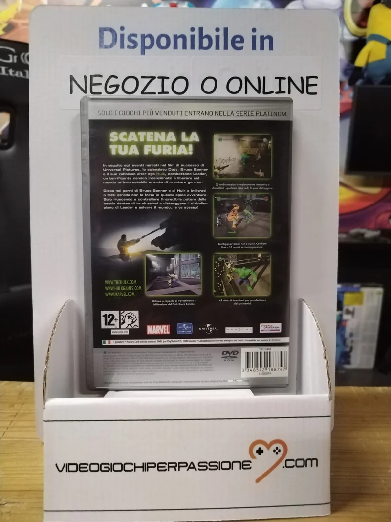HULK PS2 (usato garantito)(versione italiana)