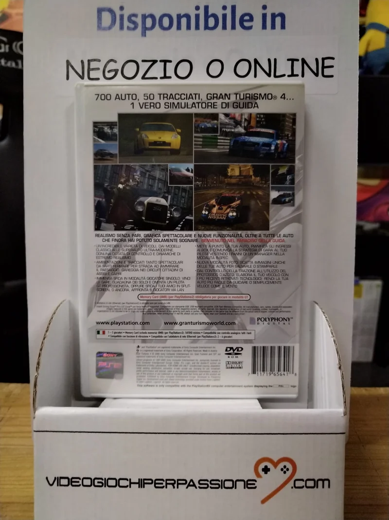 GRAN TURISMO 4 PS2 (usato garantito)(versione italiana)