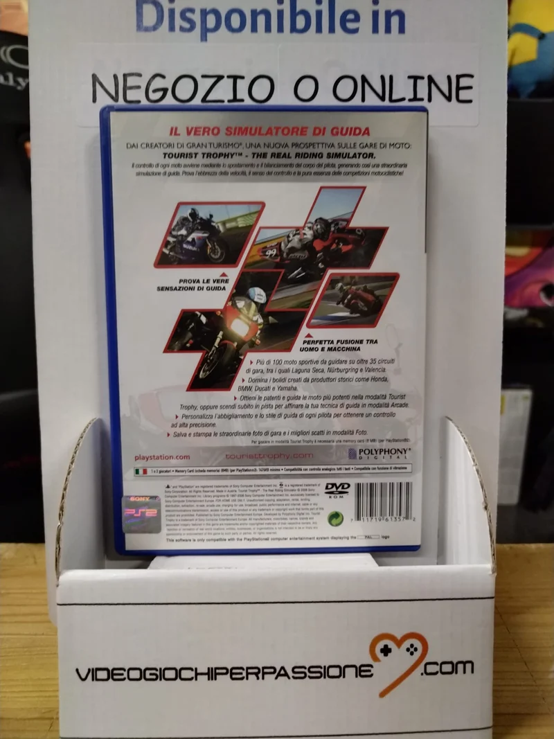 TOURIST TROPHY- THE REAL RIDING SIMULATOR PS2 (usato garantito)