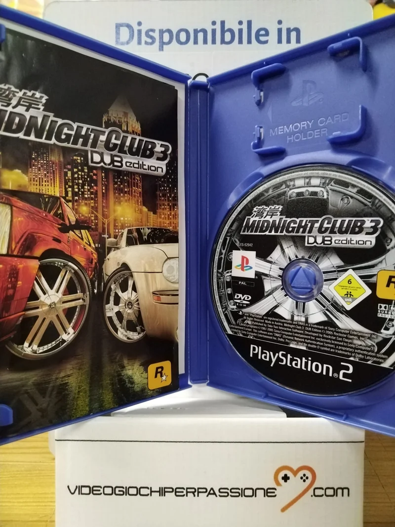 MIDNIGHT CLUB 3: DUB EDITION PS2 (usato garantito)(versione italiano)