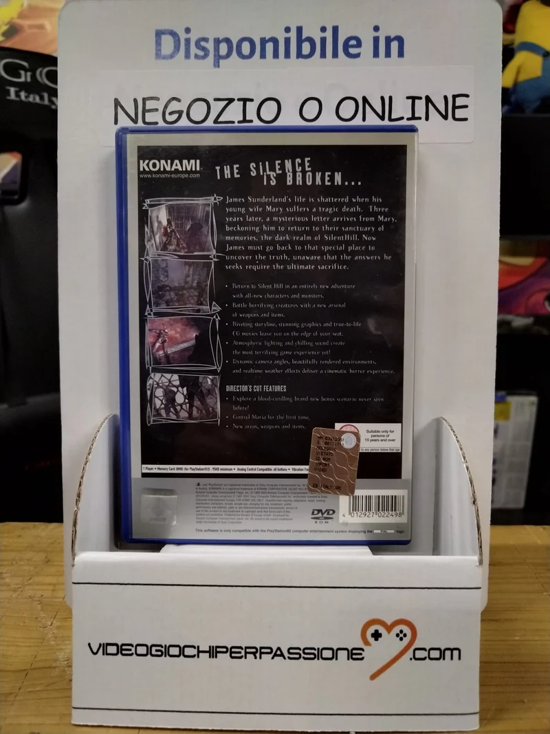 SILENT HILL 2 - DIRECTOR'S CUT PS2 (usato garantito)