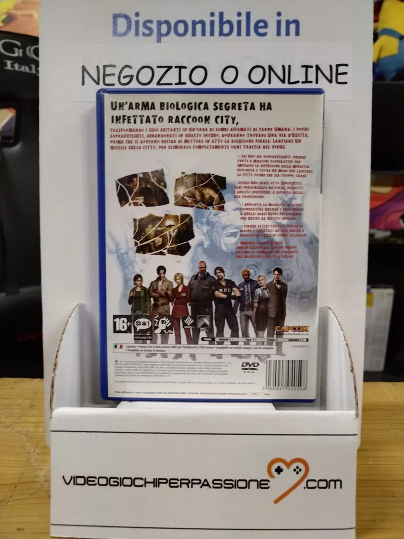 RESIDENT EVIL OUTBREAK PS2 (usato garantito)(versione italiano)
