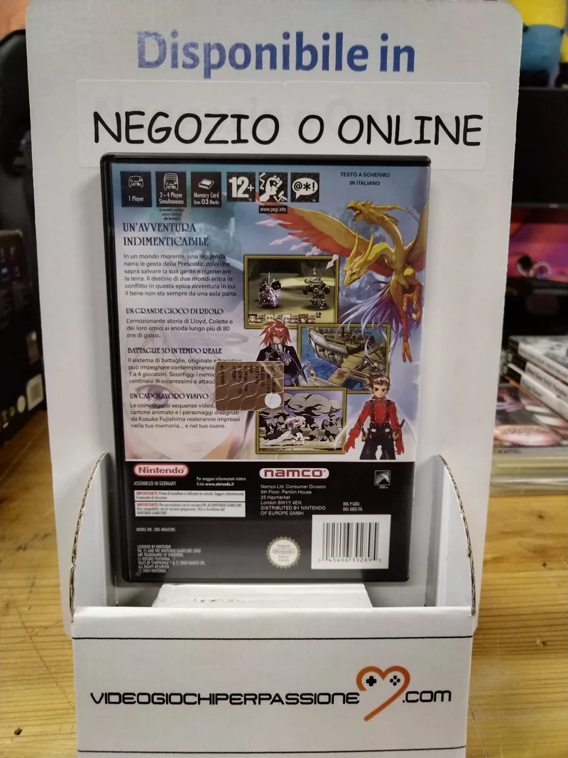 TALES OF SYMPHONIA NINTENDO GAME CUBE (usato garantito)(versione italiano)
