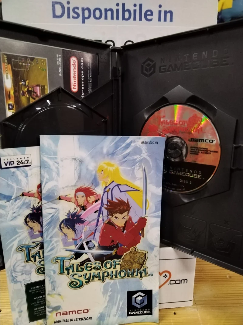 TALES OF SYMPHONIA NINTENDO GAME CUBE (usato garantito)(versione italiano)