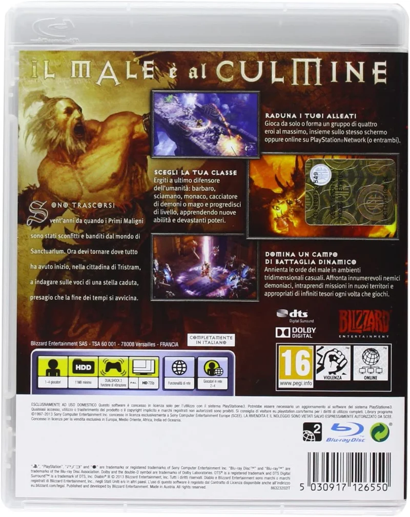 DIABLO 3 PS3 (versione italiana)