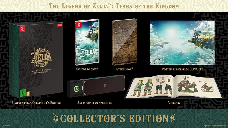 The Legend of Zelda: Tears of the Kingdom Collector's Edition Nintendo Switch Edizione Europea