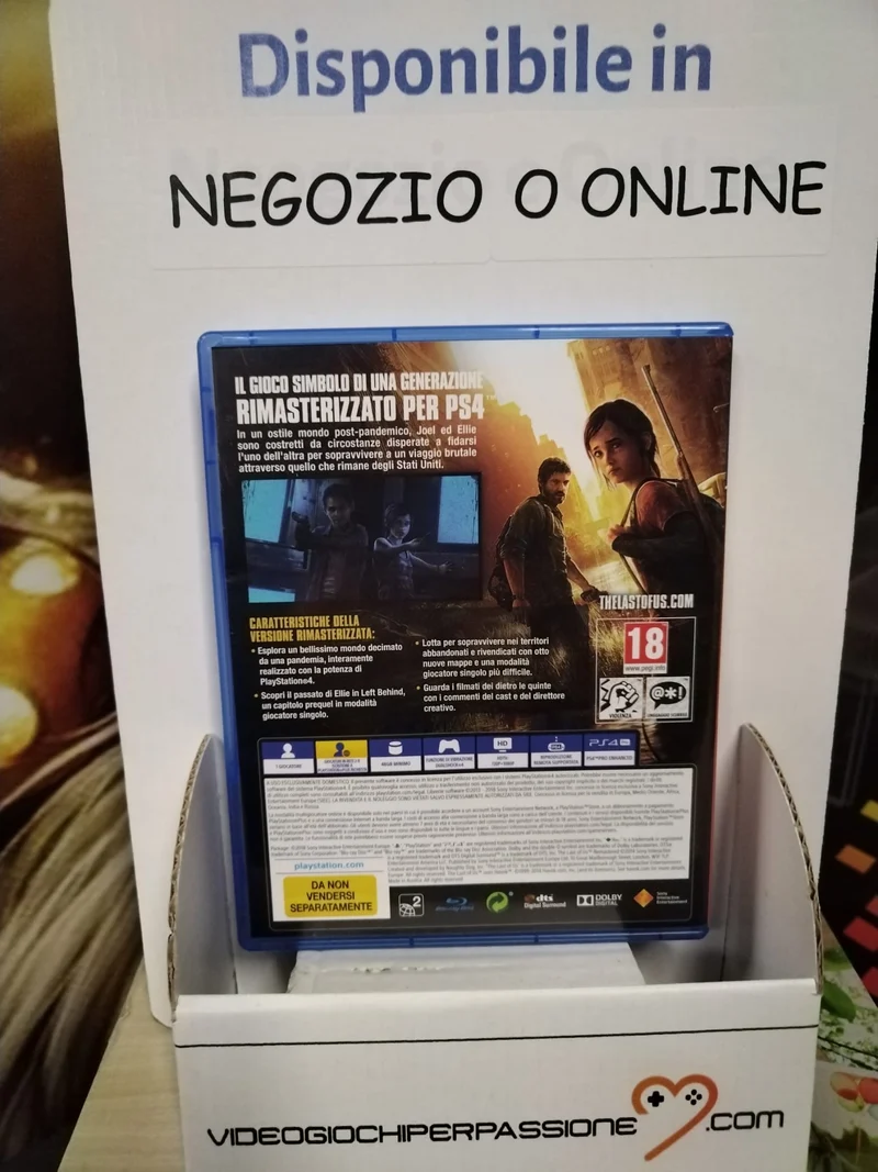 THE LAST OF US REMASTERED PLAYSTATION 4 EDIZIONE ITALIANA (usato garantito)