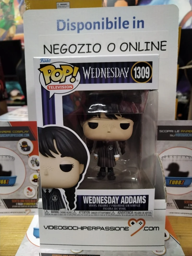 Wednesday POP! FUNKO Wednesday Addams 9 cm (mercoledi addams)