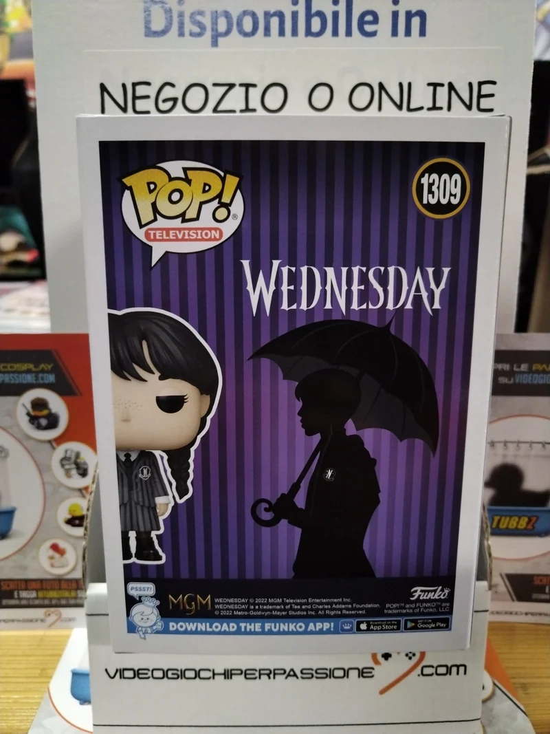 Wednesday POP! FUNKO Wednesday Addams 9 cm (mercoledi addams)