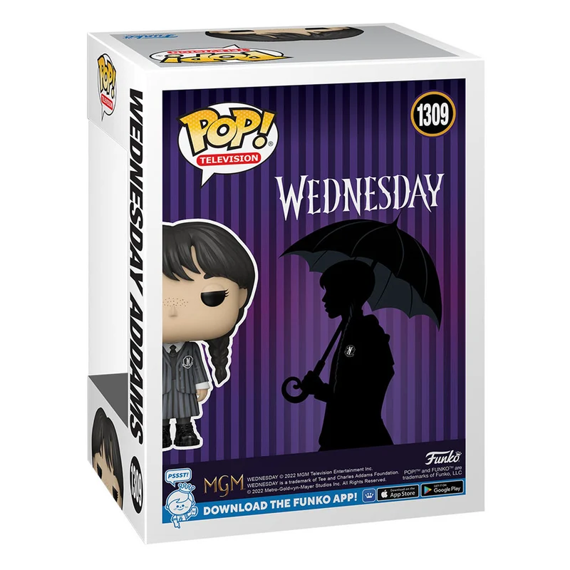 Wednesday POP! FUNKO Wednesday Addams 9 cm (mercoledi addams)