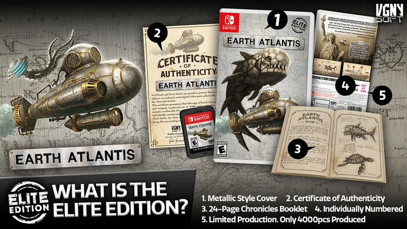 EARTH ATLANTIS - ELITE EDITION- NINTENDO SWITCH