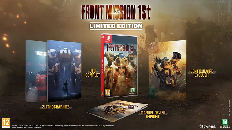 Front Mission 1st Limited Edition Nintendo Switch Edizione Europea