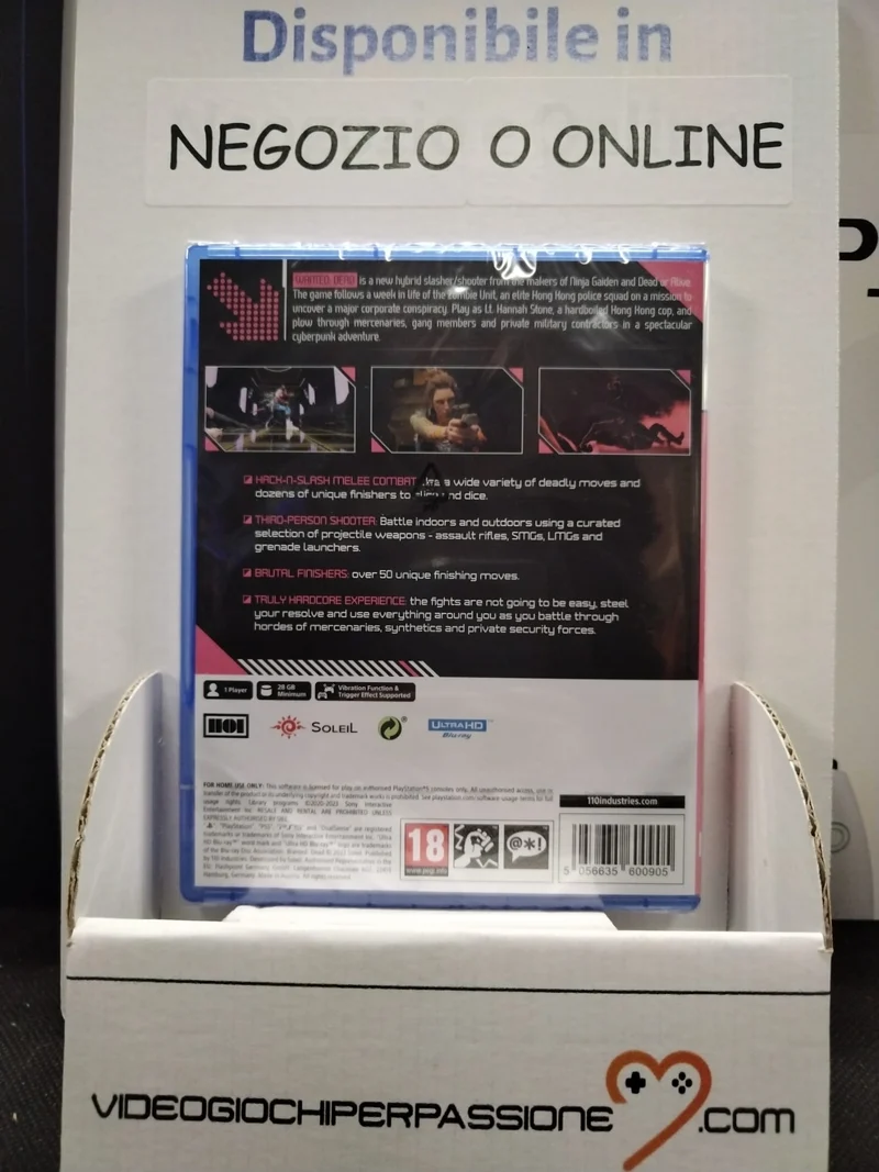Wanted: Dead Playstation 5 Edizione Europea