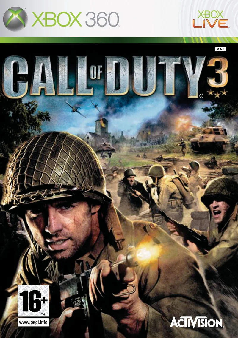 Call of Duty 3 – Xbox 360 First Person Shooter Game