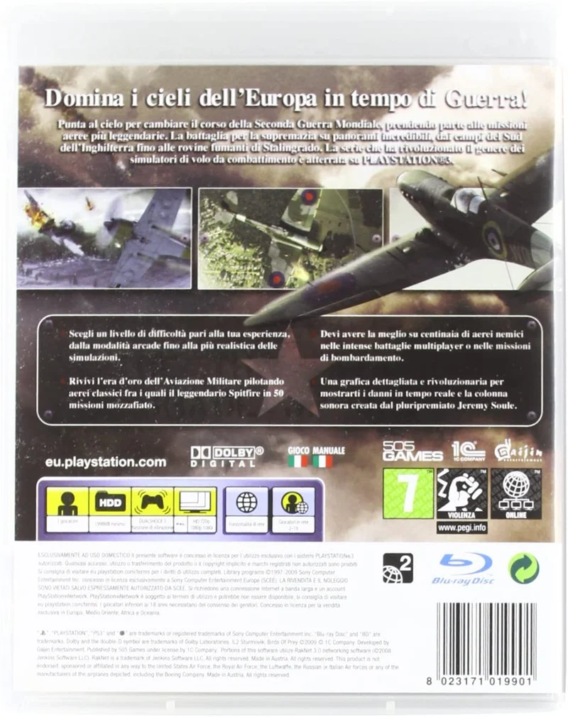 IL 2 STURMOVIK BIRDS OF PREY PS3 (versione italiana)