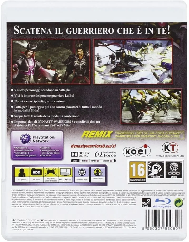 DYNASTY WARRIORS 8 : XTREME LEGENDS PS3