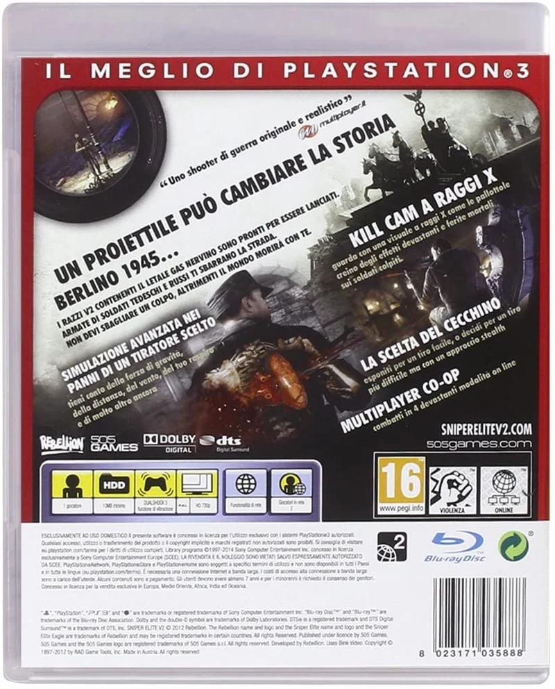 SNIPER ELITE V2 PS3 (versione italiana)