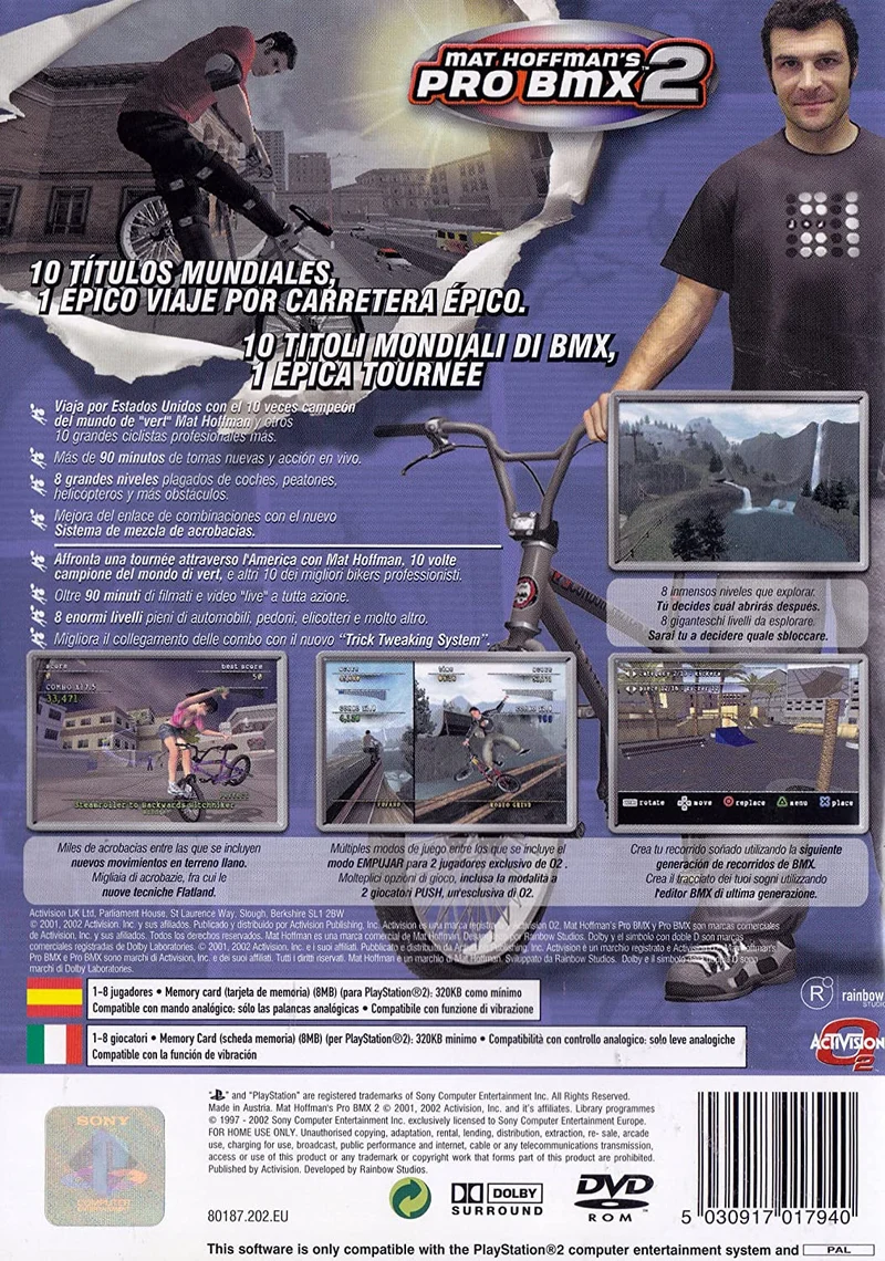 MAT HOFFMAN'S PRO BMX 2 PS2