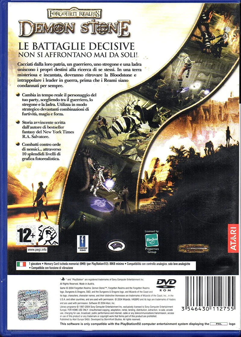 FORGOTTEN REALMS- DEMON STONE PS2