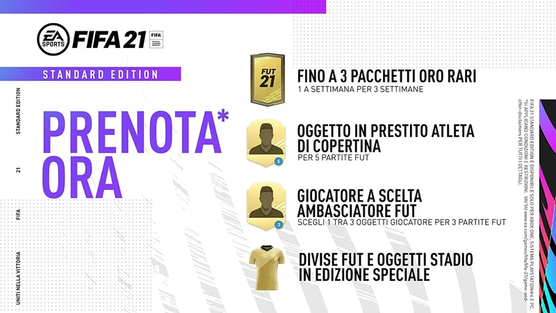 FIFA 21 STANDARD EDITION Playstation 4 Edizione Italiana