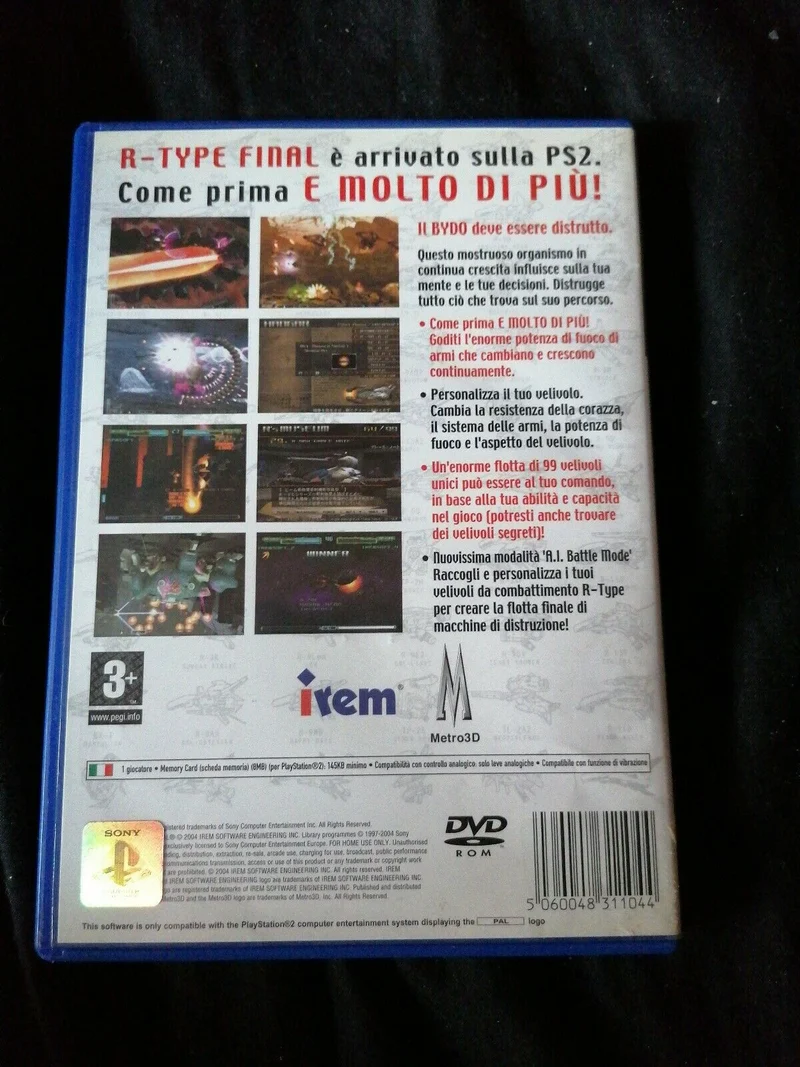 R- TYPE FINAL PS2