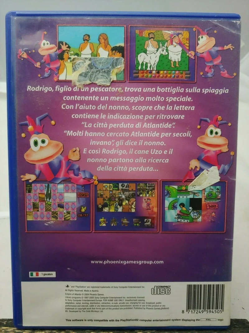 EMPIRE OF ATLANTIS PS2