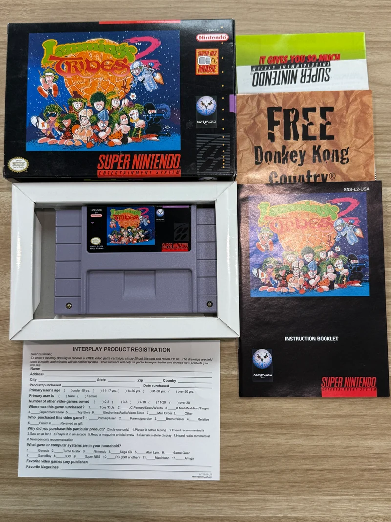Lemmings 2 The Tribes - Nintendo SNES