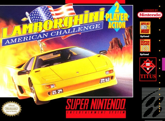 Lamborghini American Challenge - Nintendo SNES