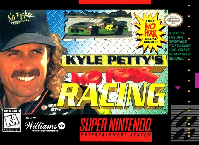 Kyle Petty's No Fear Racing - Nintendo SNES